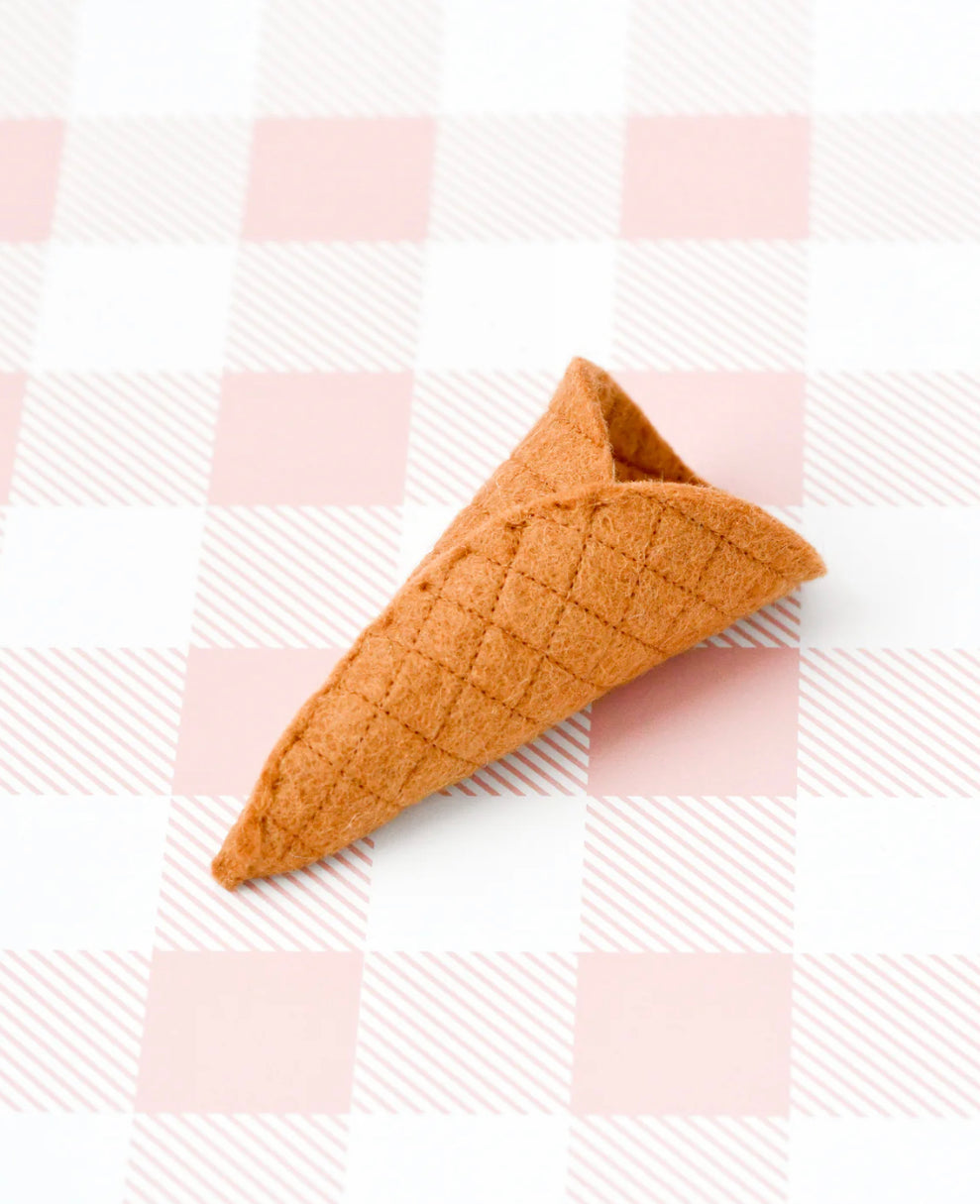 Felt Waffle Cone