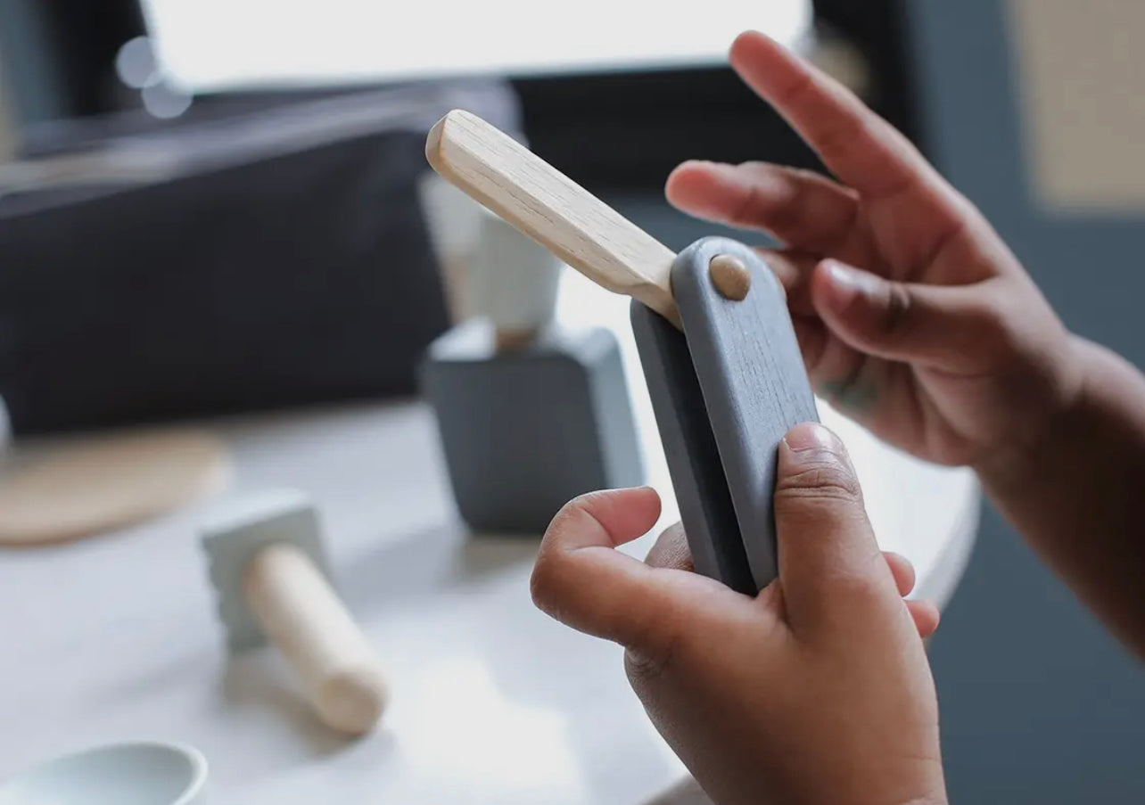 PlanToys Reclaimed Wood Shave Set For Kids