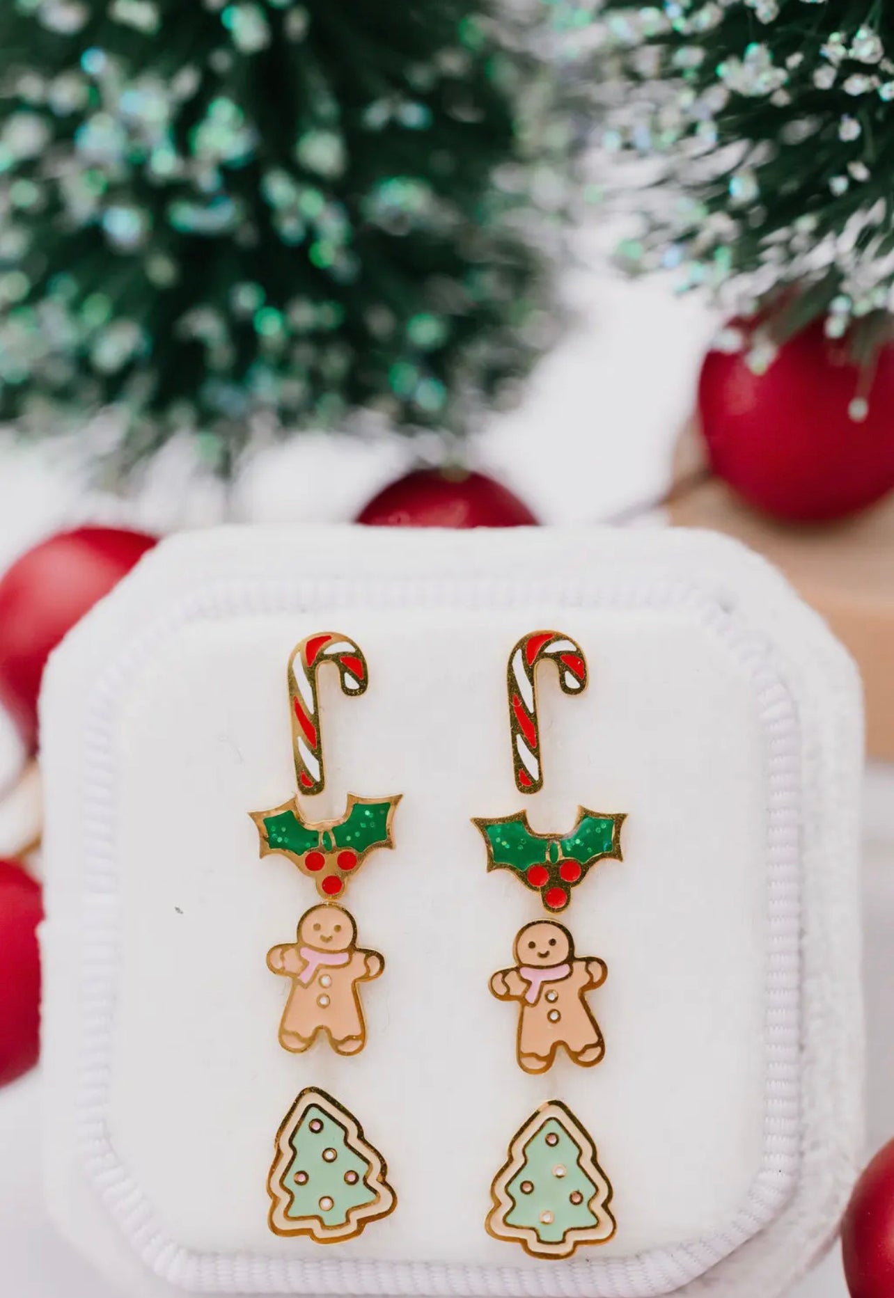 Gingerbread Stud Earrings