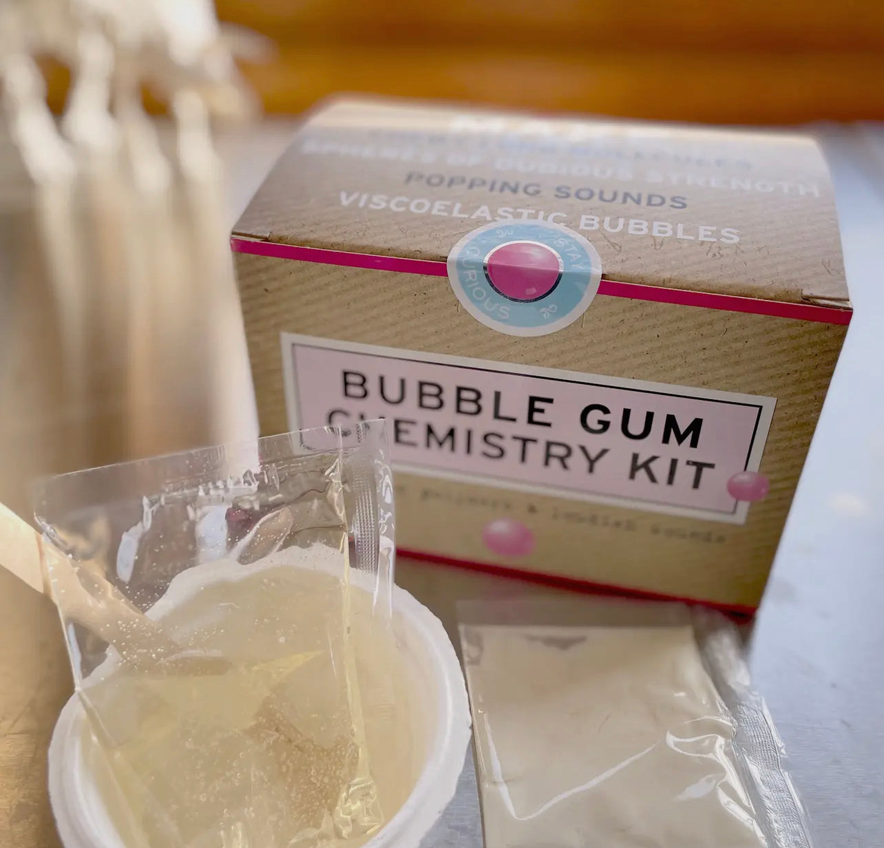 Bubble Gum Chemistry Kit | Make Your Own Bubble Gum Stem Kit