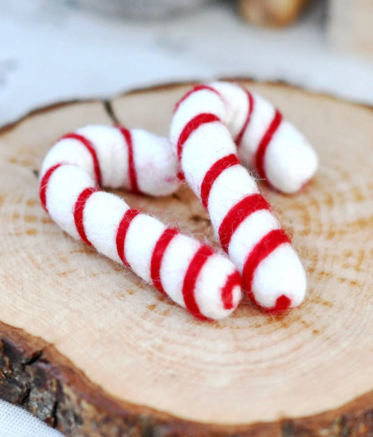 Felt Candy Canes - Set of 2