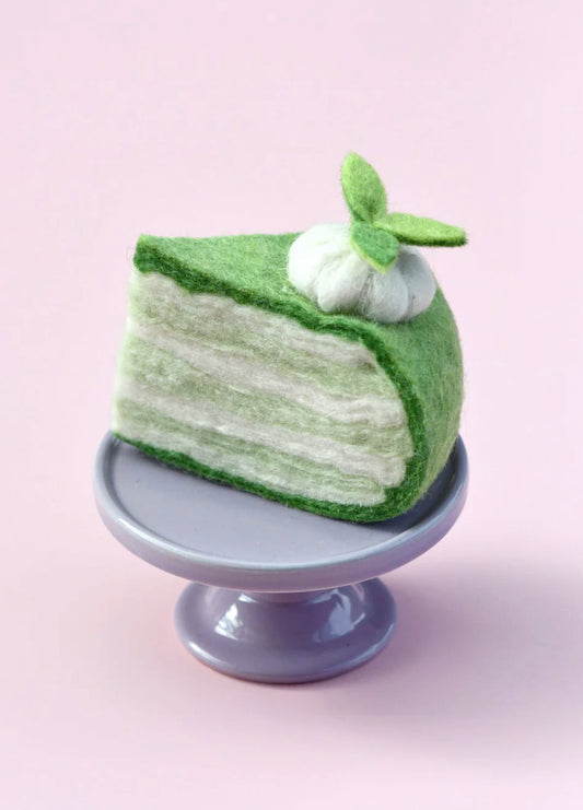 Felt Key Lime Cake Slice