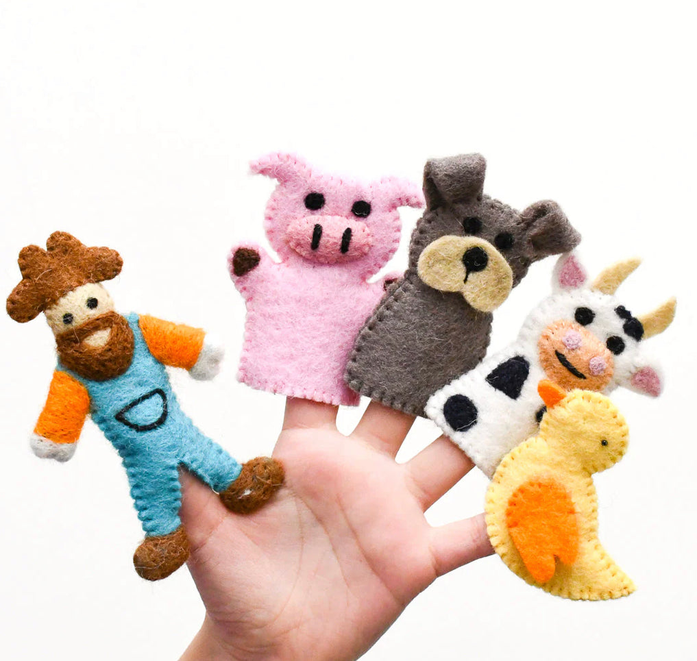 Old Mcdonald Finger Puppet Set