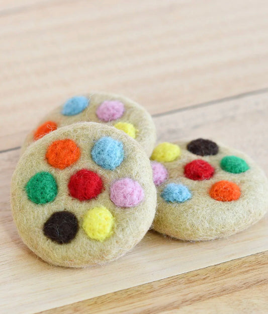 Felt M&M cookie