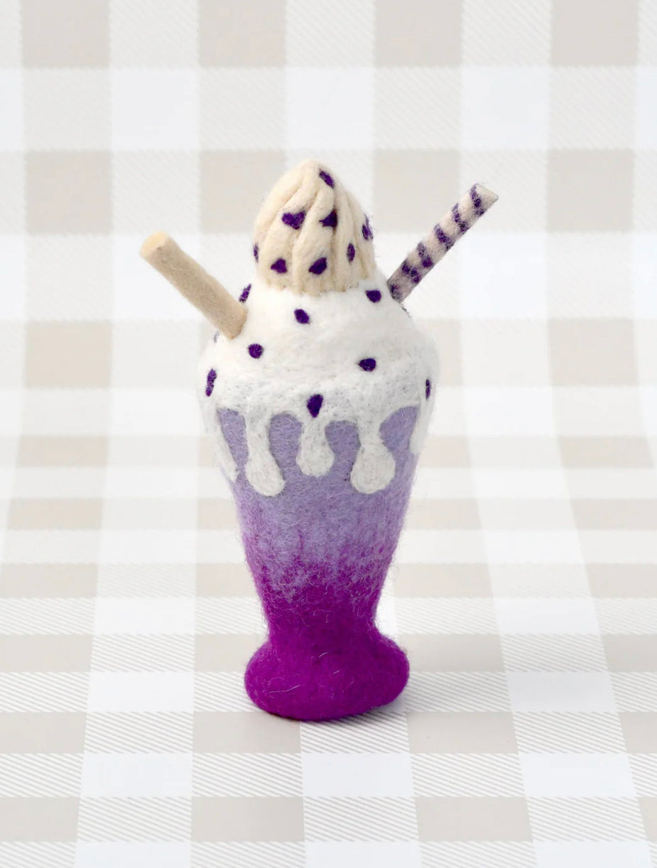 Felt Blueberry Milk Shake