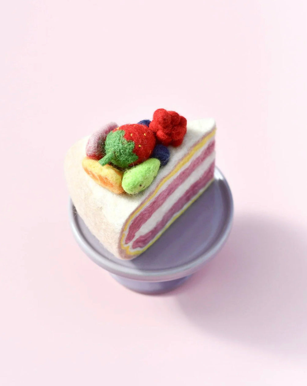 Felt Fresh Fruit Torte Cake