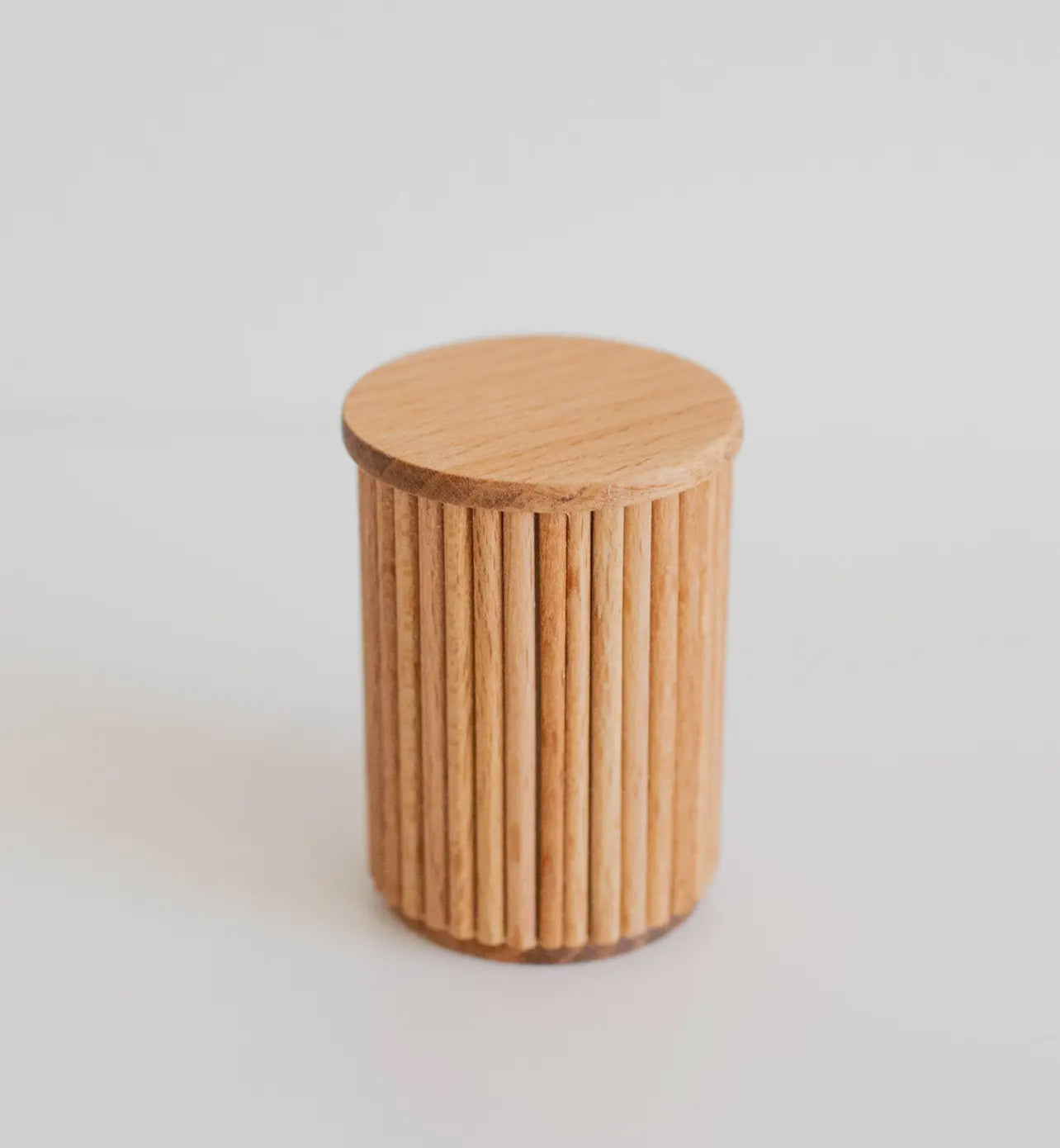 Dollhouse Fluted End Table | Wood Stain