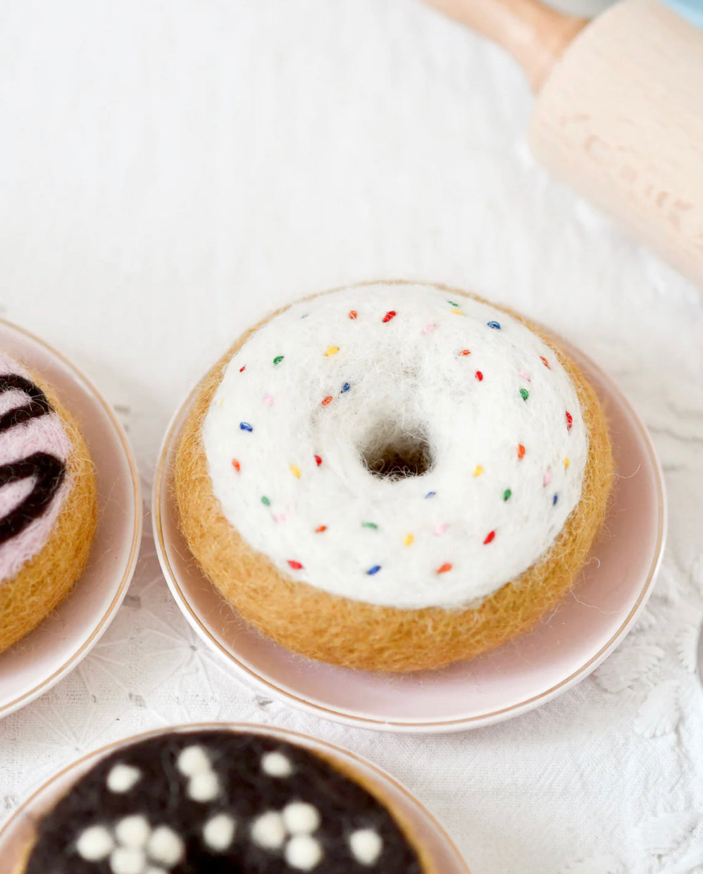 Felt Donut Set of 4