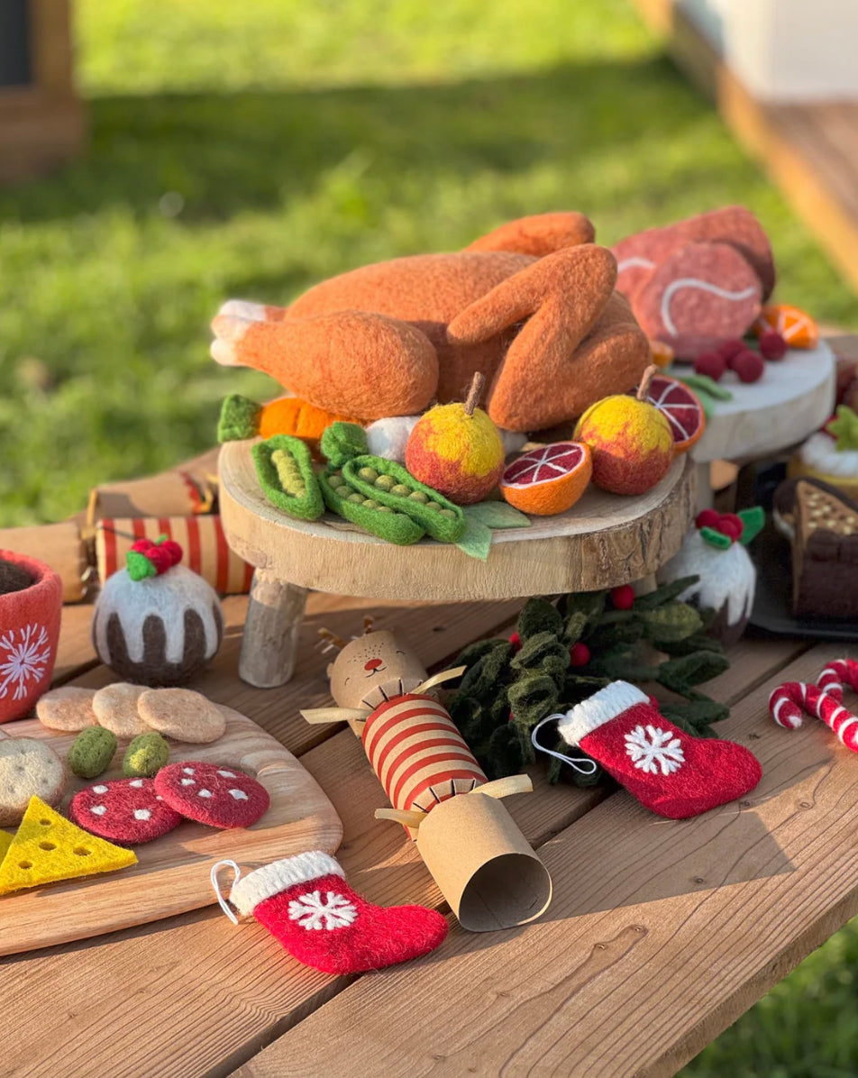 Felt Christmas Ham Feast Play Set