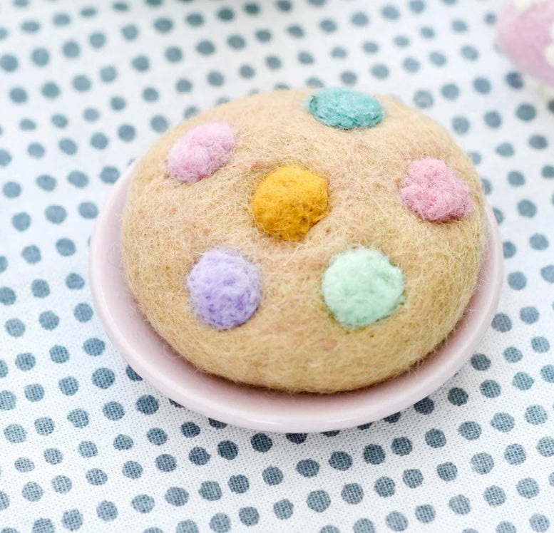 Felt M&M cookie