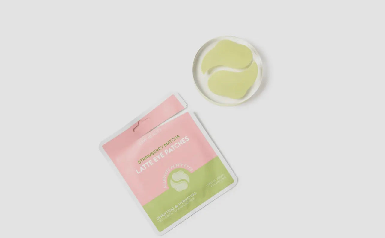 Strawberry Matcha Latte Depuffing & Hydrating Eye Patches