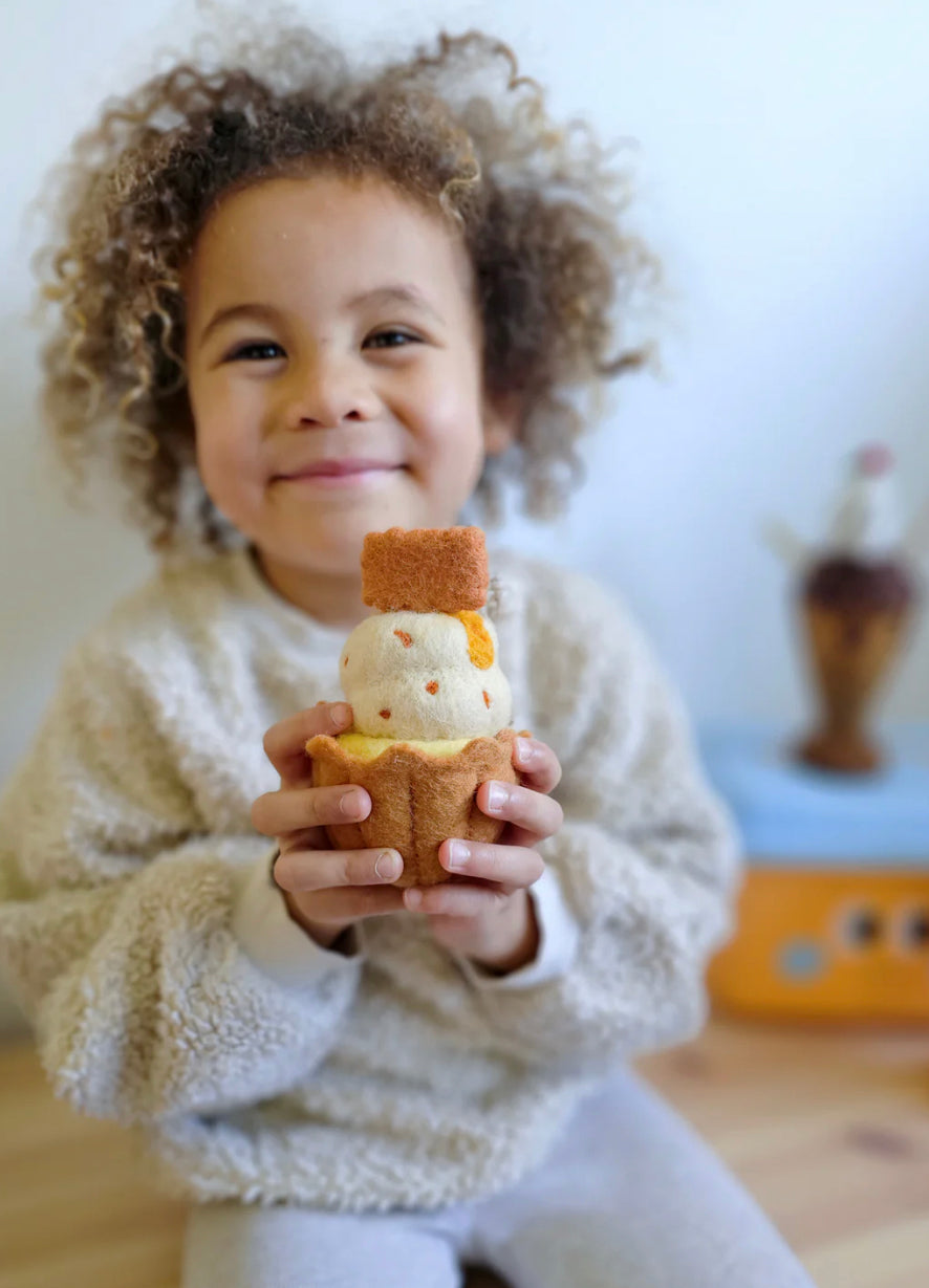 Felt Large Biscoff Cupcake