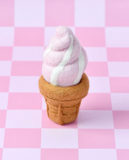 Felt Soft Serve Ice Cream Cone