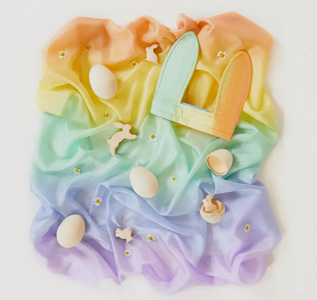 Soft Rainbow Playsilk- Easter Basket Filler