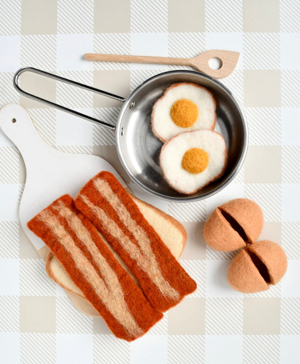 Felt Bacon and Eggs Breakfast Set