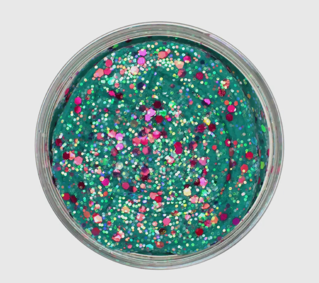 Teal Glitter (Tropical Punch) Kiddough - 4 oz Glitter