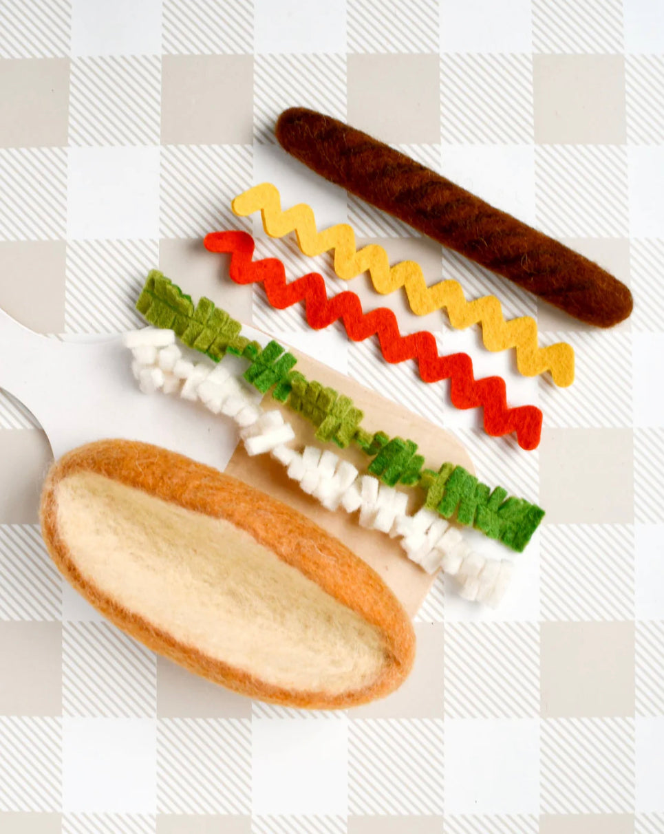 Felt Hot Dog Set