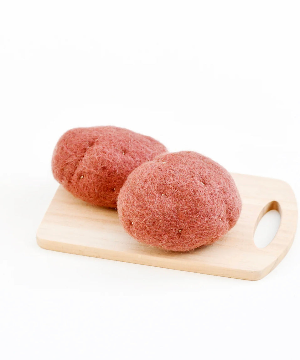 Felt Red Potatoes (Set of 2)