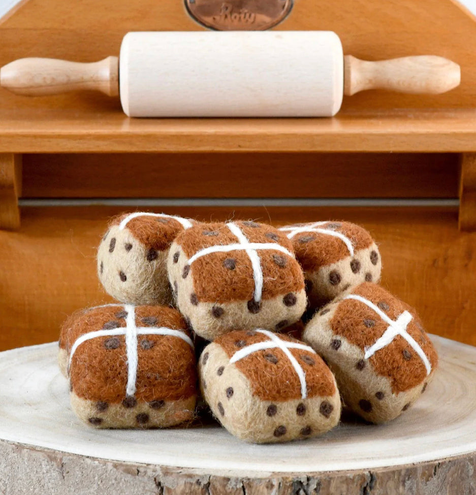 Felt Hot Cross Buns