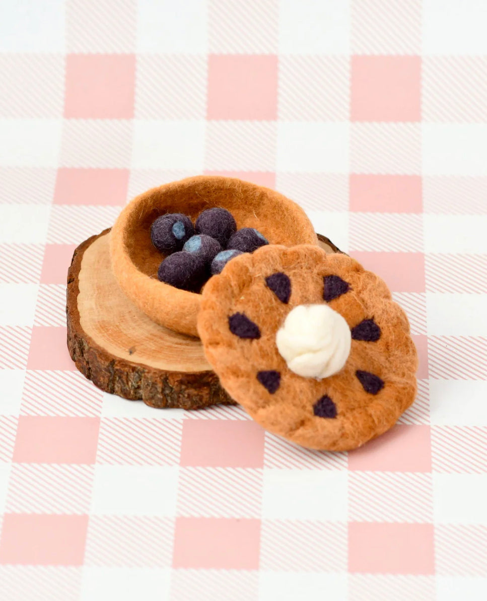 Felt Pie Play Food Set