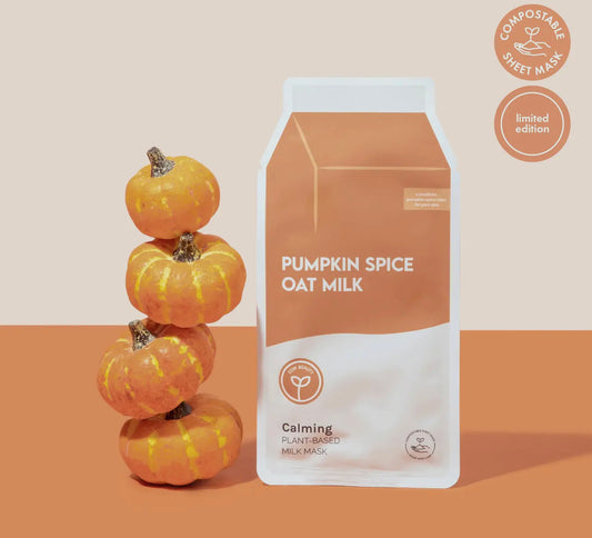 Pumpkin Spice Oat Milk Calming Plant-Based Milk Mask