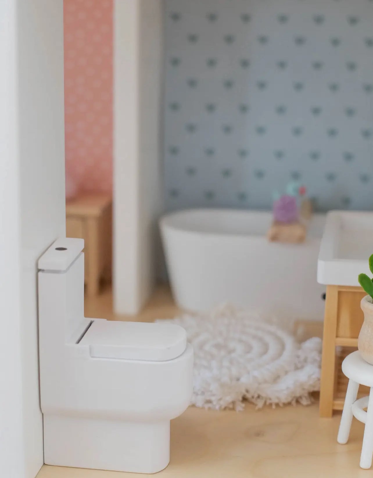 Dollhouse Toilet | White