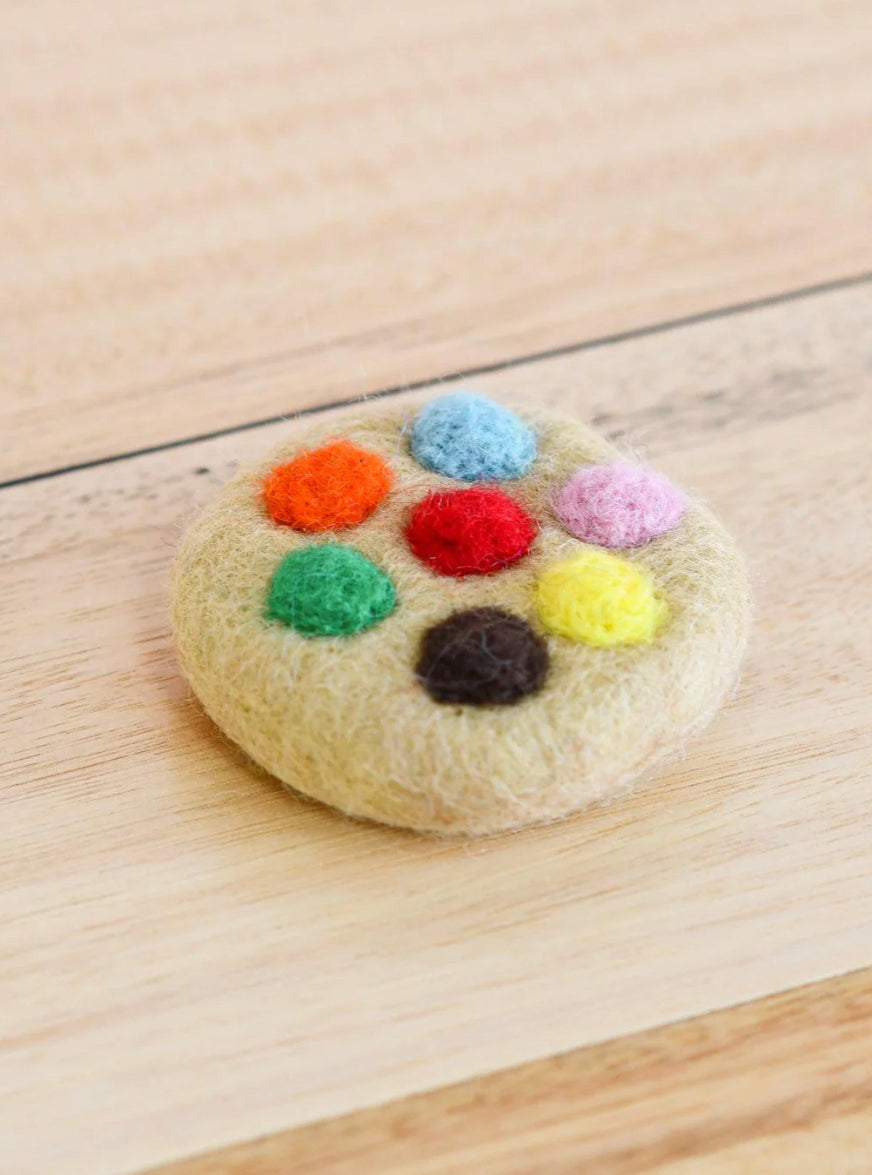 Felt M&M cookie