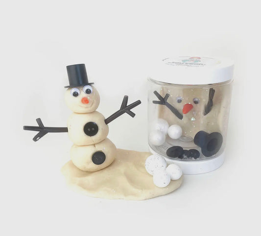 Snowman Mini Dough To Go