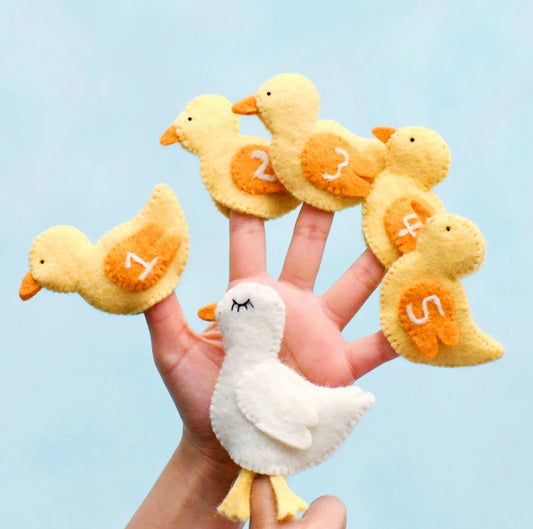 Five Little Ducks, Finger Puppet Set