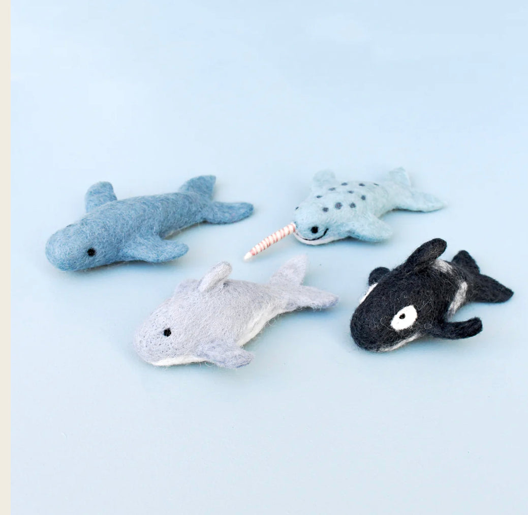 Felt Ocean Marine Mammals