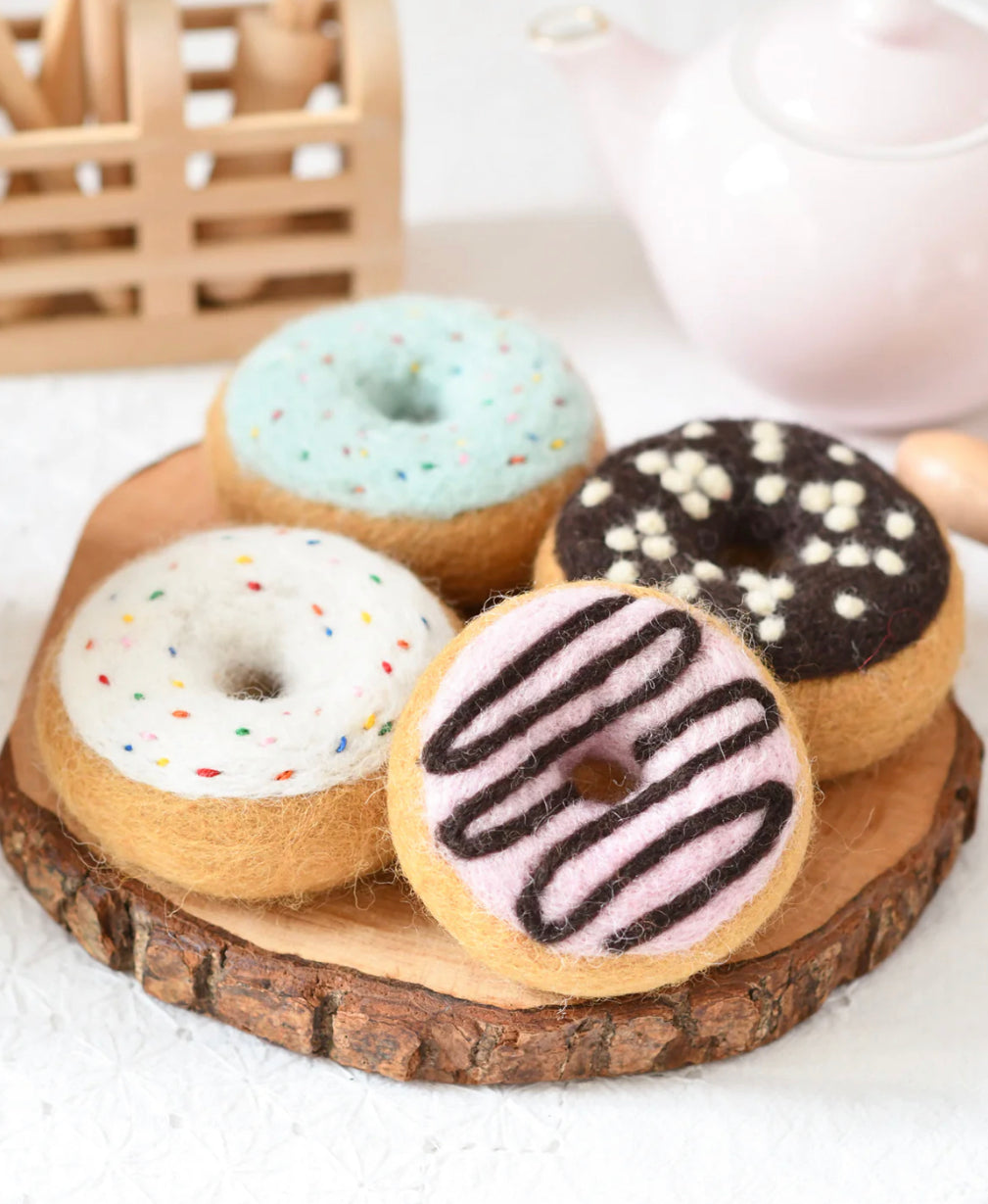 Felt Donut Set of 4