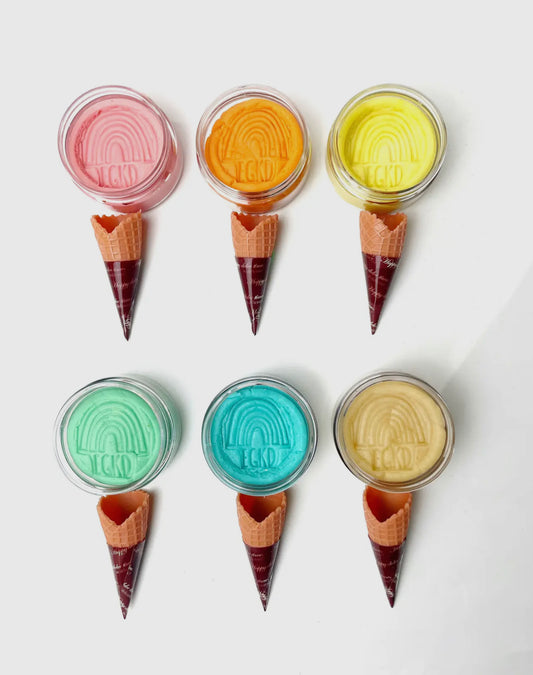 Ice Cream Mini Dough Rainbow Set