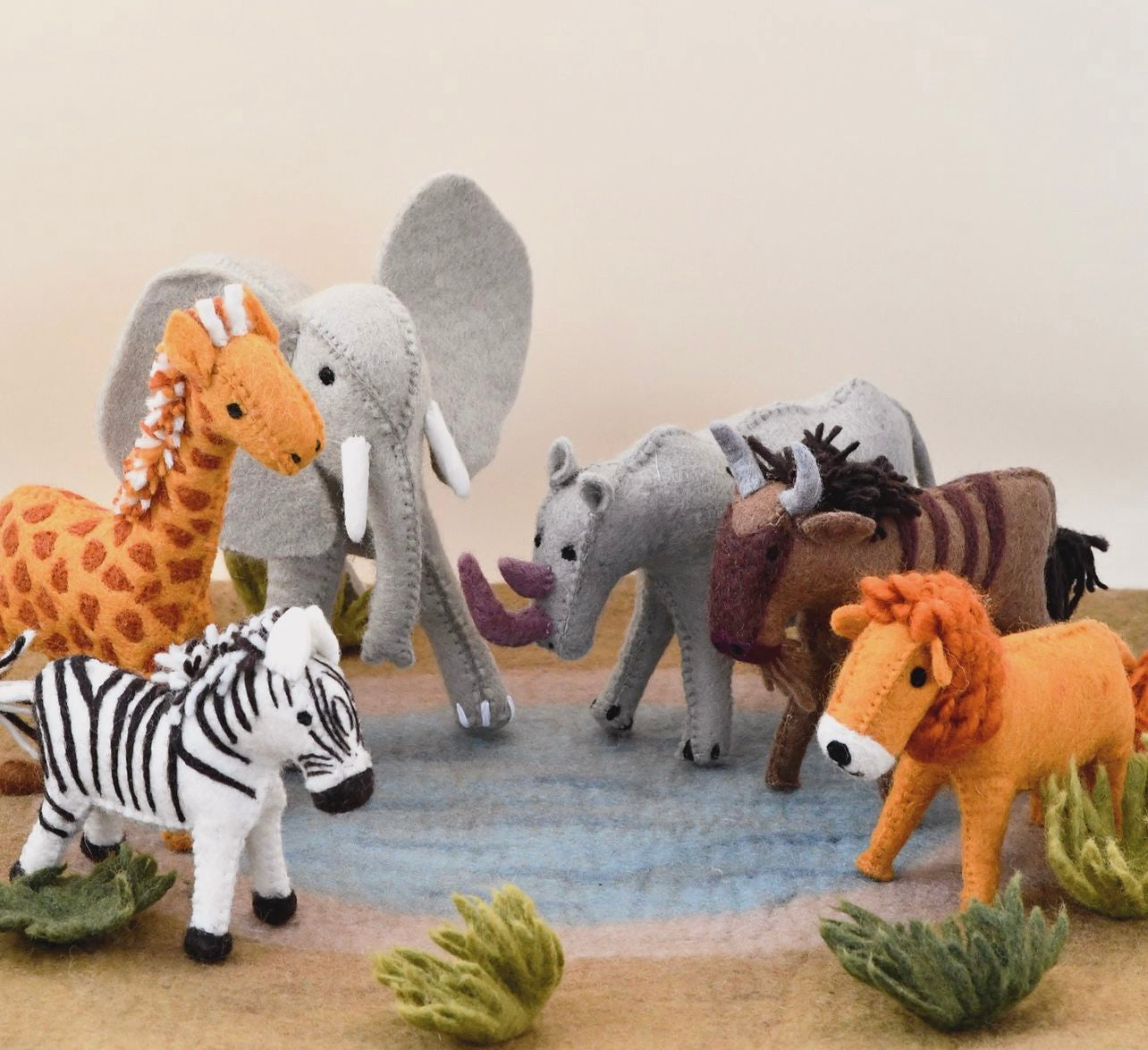 Felt Safari Animal Set