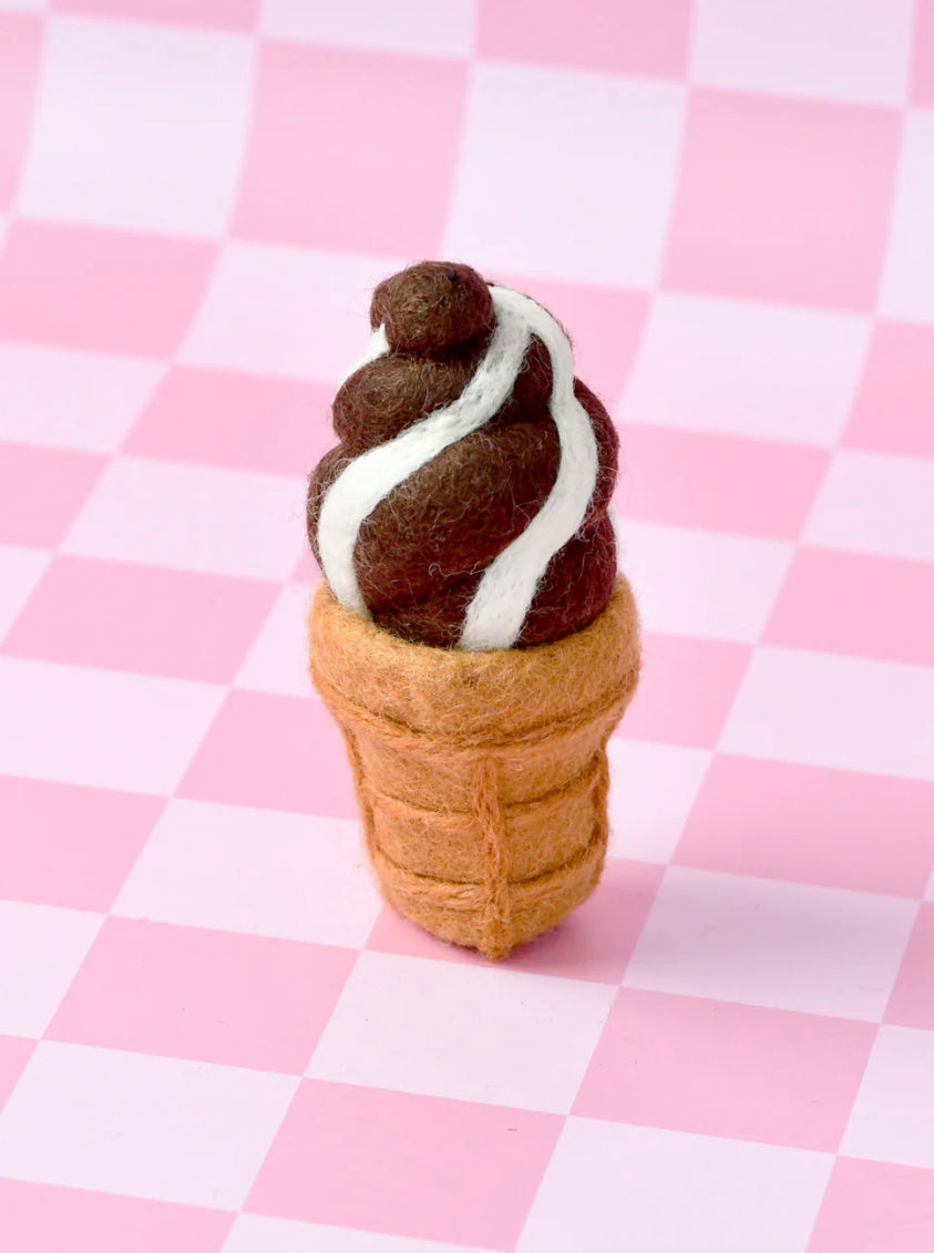 Felt Soft Serve Ice Cream Cone