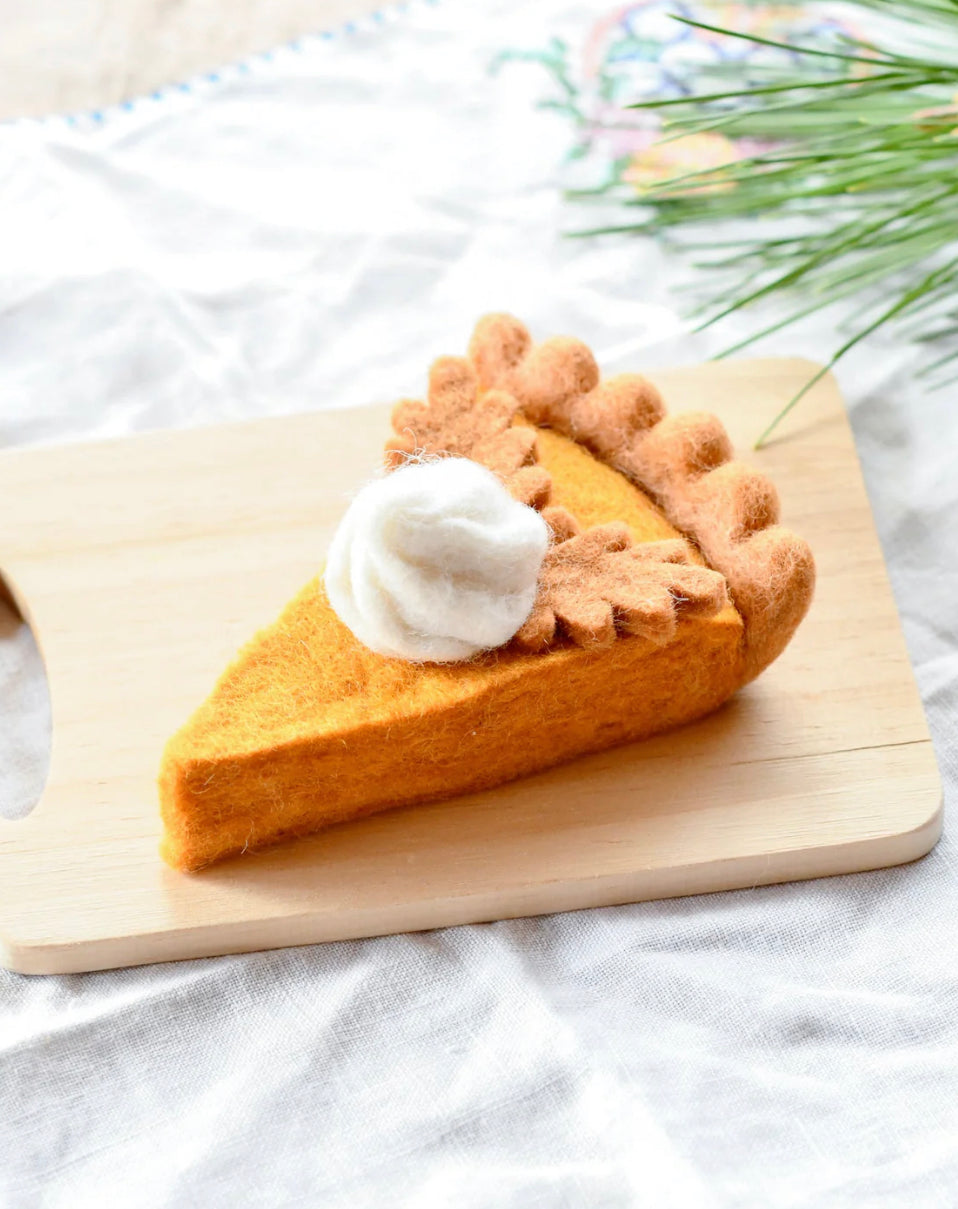 Felt Pumpkin Pie Slice