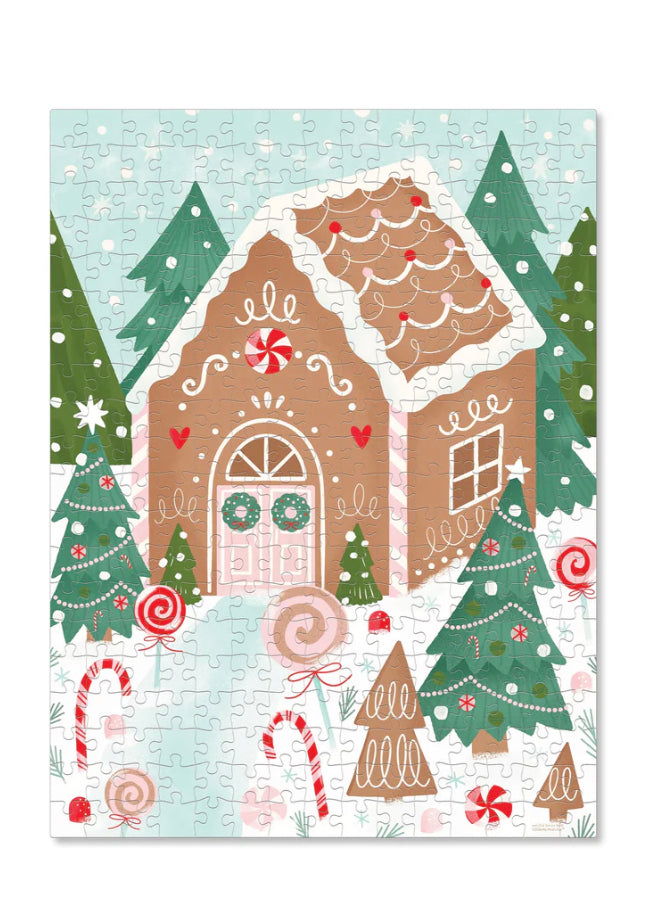 Gingerbread House Christmas Puzzle