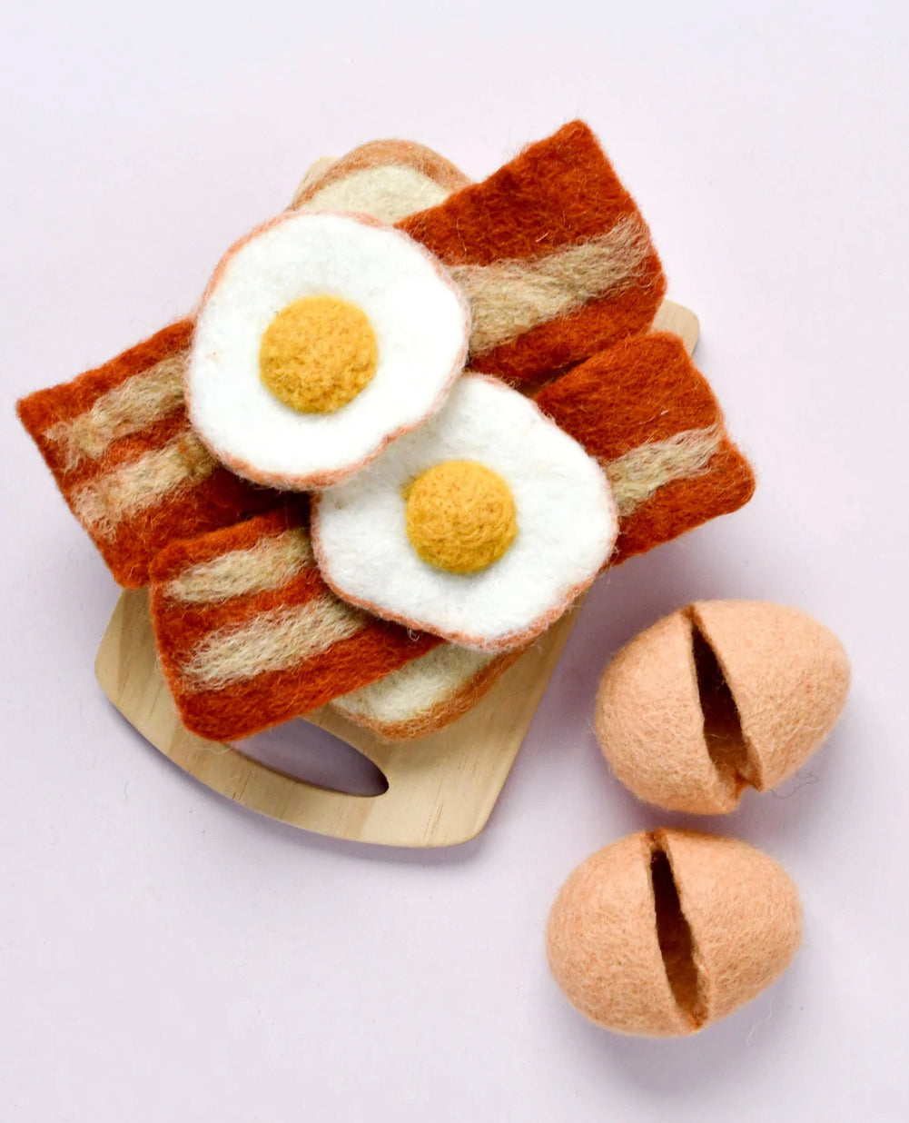 Felt Bacon and Eggs Breakfast Set